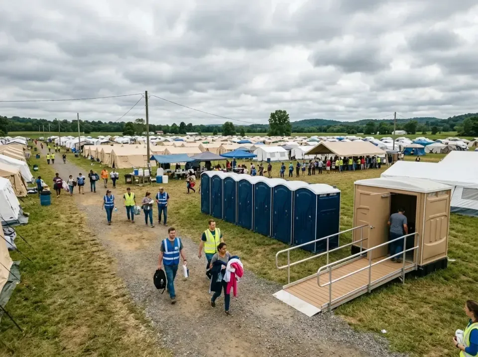 disaster-relief-camp-restrooms-010 — frequently asked questions, Dumpster & Portable Bathrooms Rental in Bedford, VA